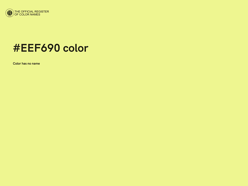 #EEF690 color image