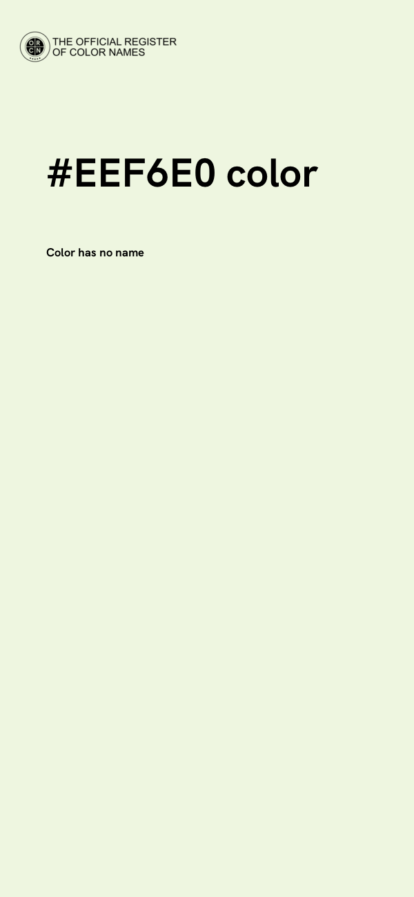 #EEF6E0 color image