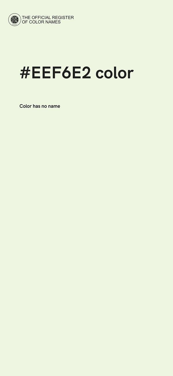 #EEF6E2 color image