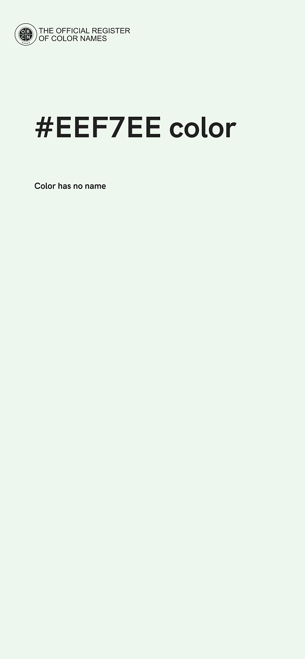 #EEF7EE color image