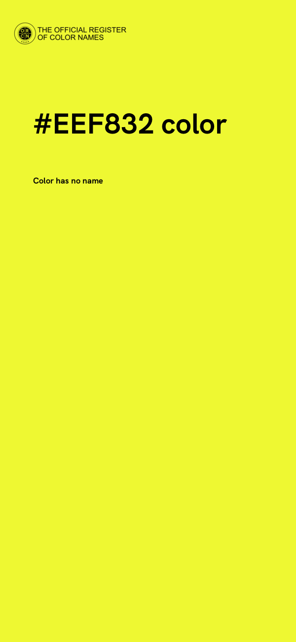 #EEF832 color image
