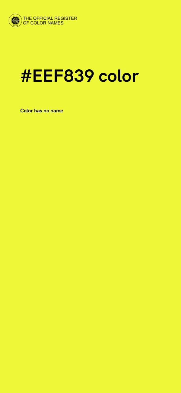 #EEF839 color image