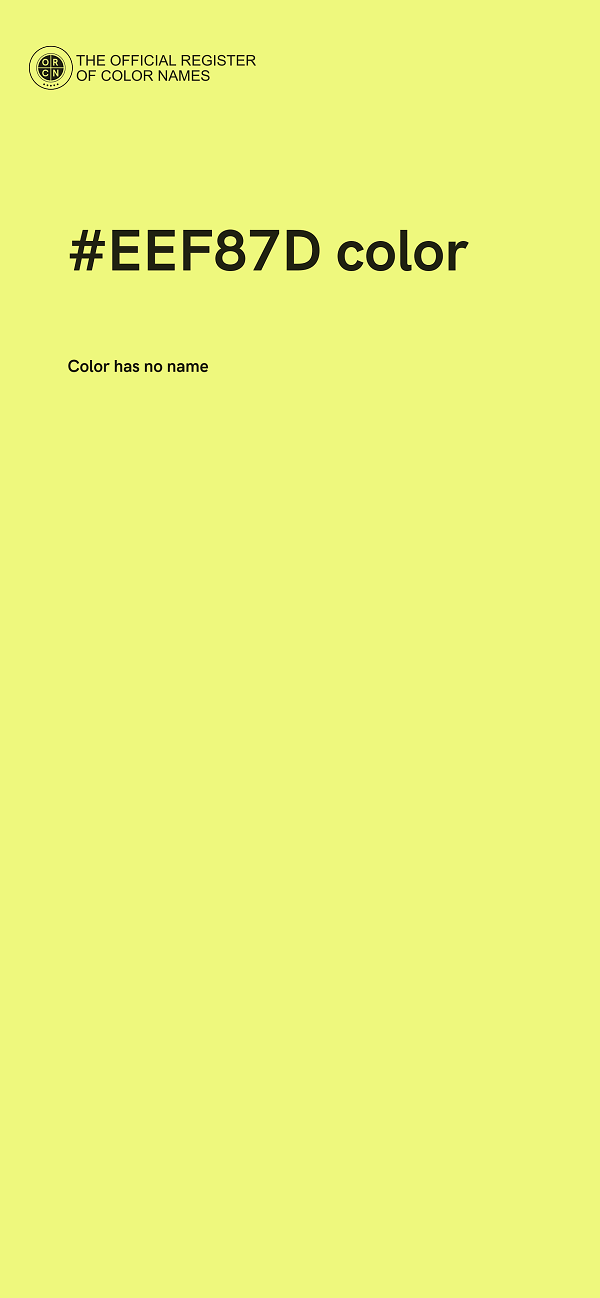 #EEF87D color image