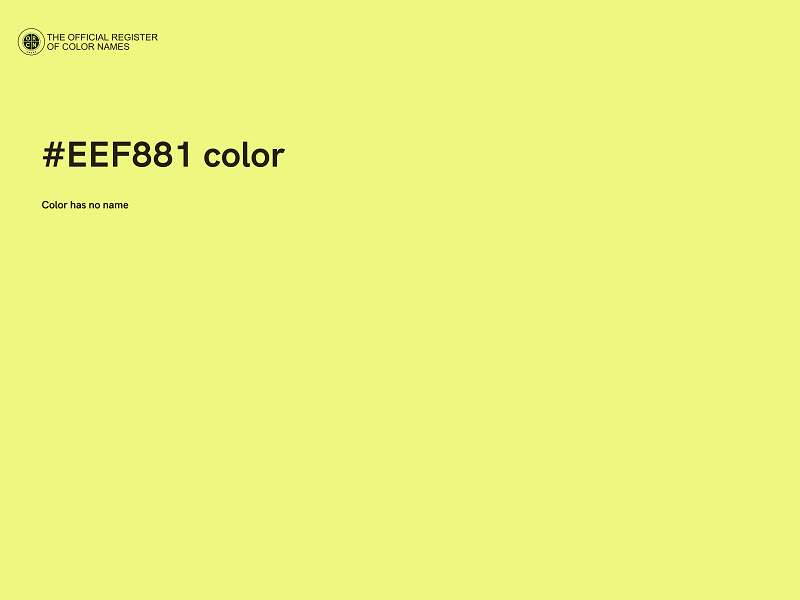 #EEF881 color image