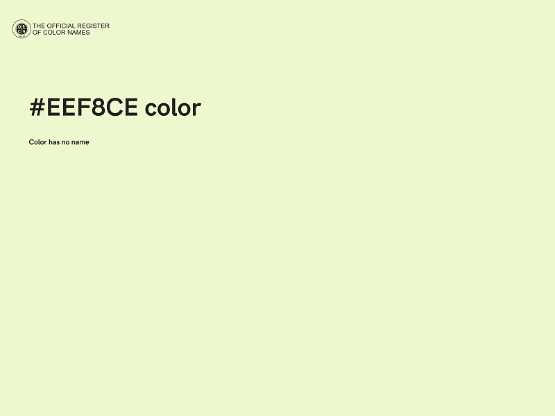 #EEF8CE color image