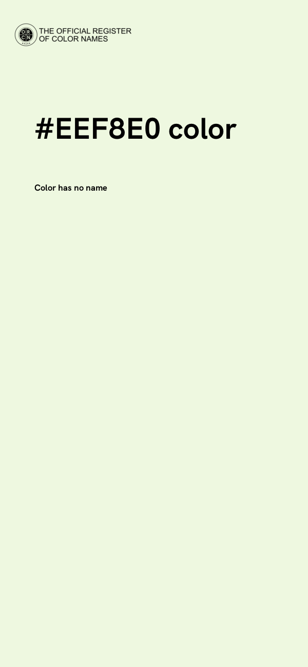 #EEF8E0 color image