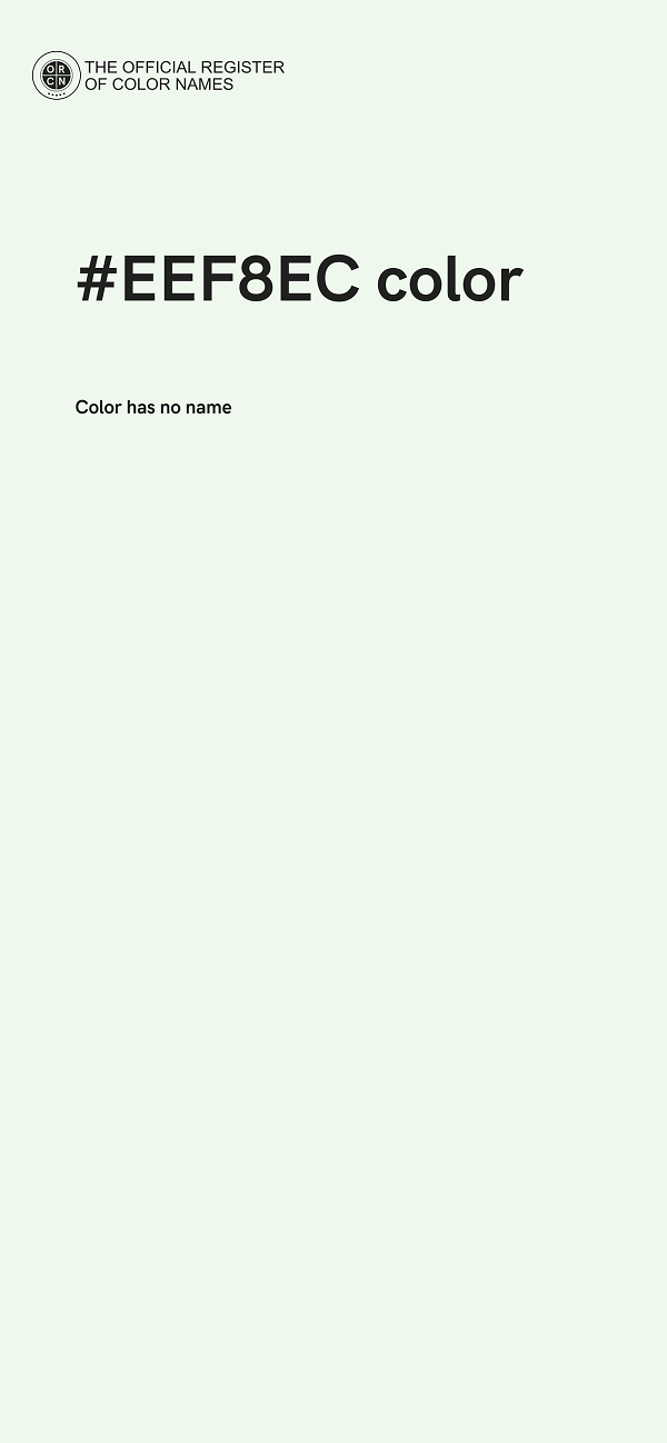 #EEF8EC color image