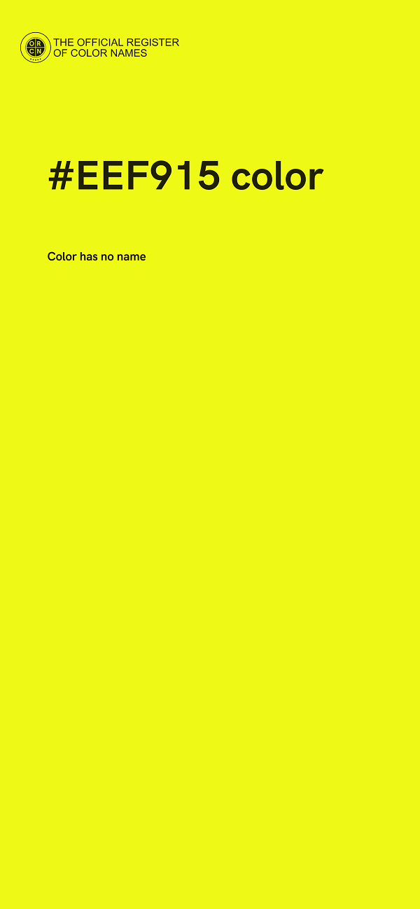 #EEF915 color image
