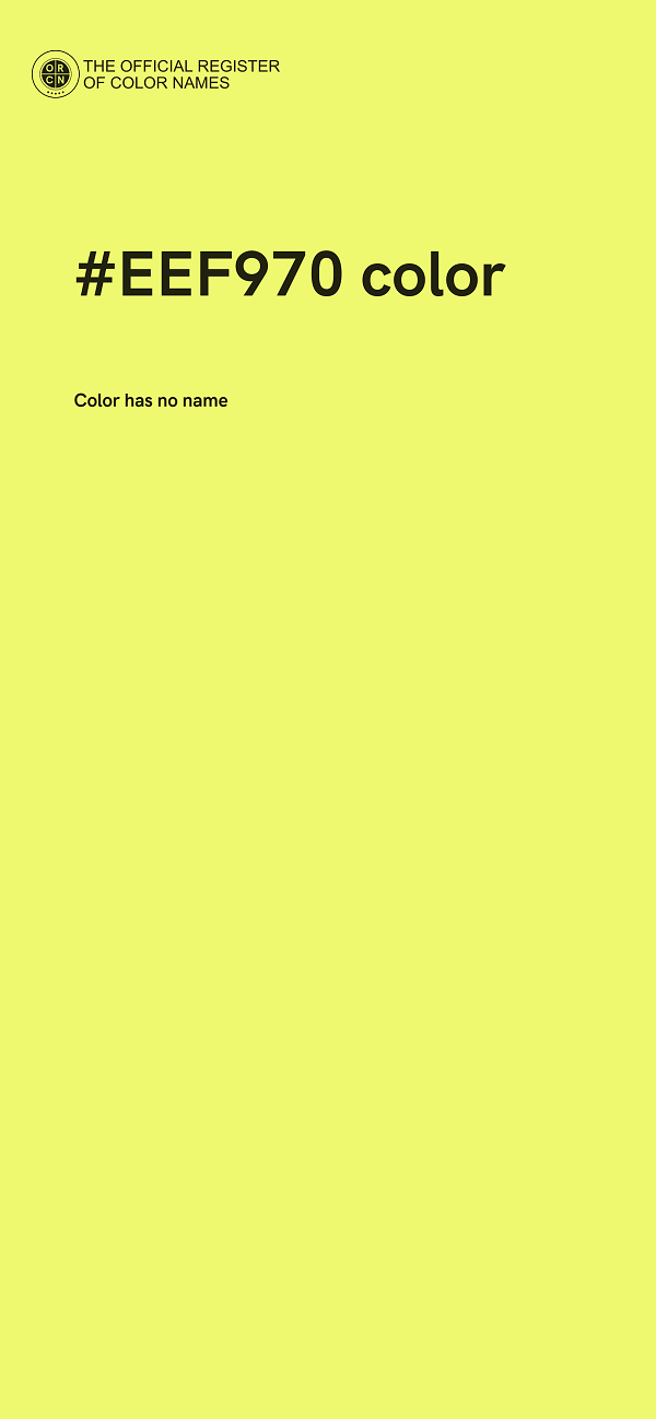 #EEF970 color image
