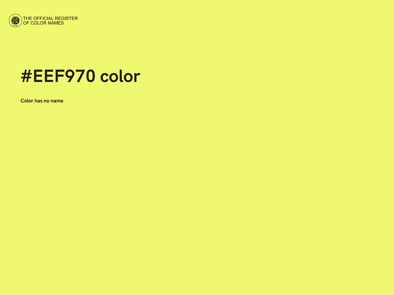 #EEF970 color image
