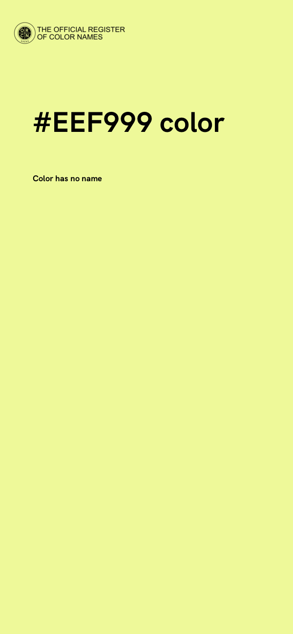 #EEF999 color image