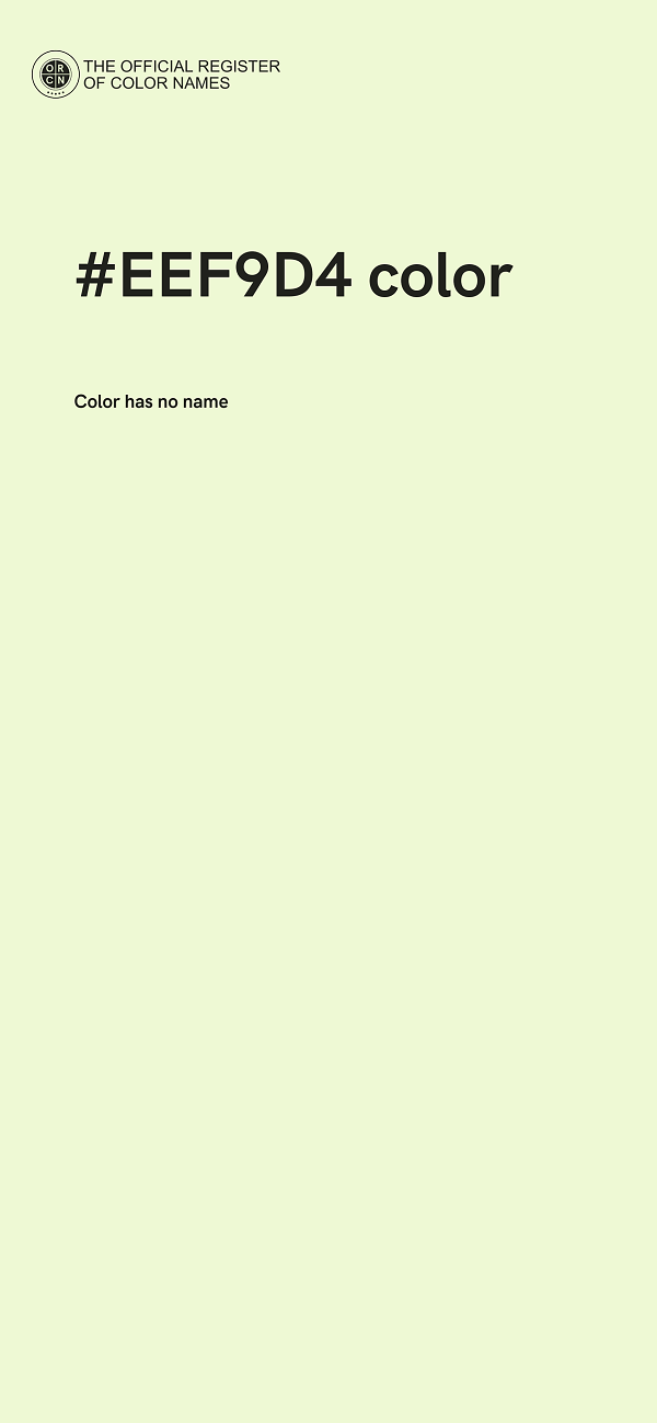 #EEF9D4 color image