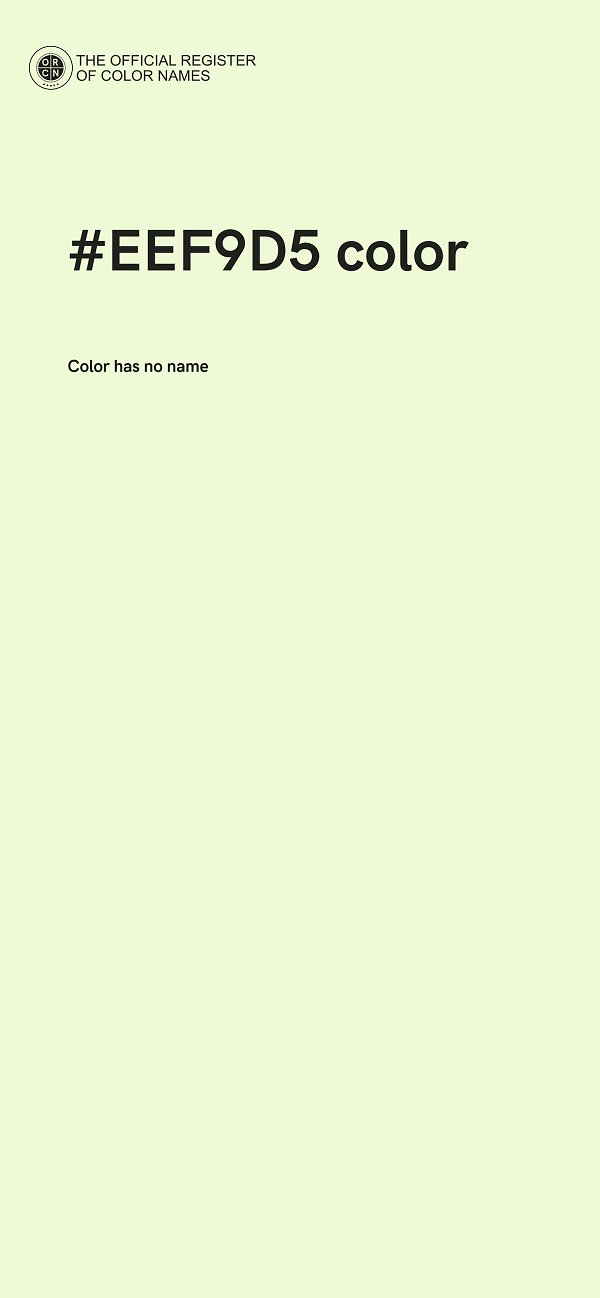 #EEF9D5 color image