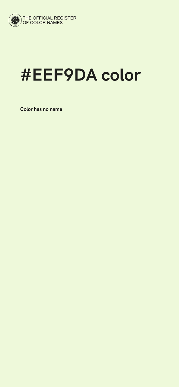 #EEF9DA color image