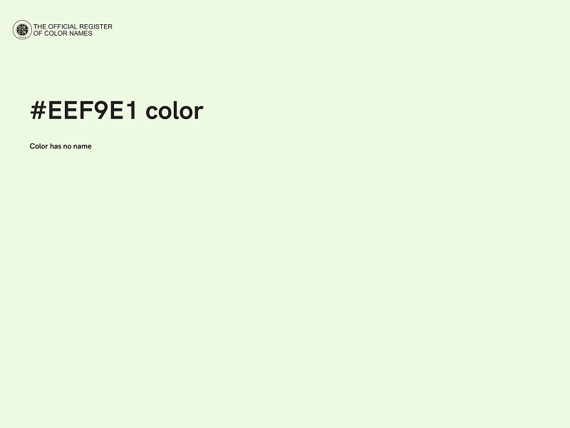 #EEF9E1 color image