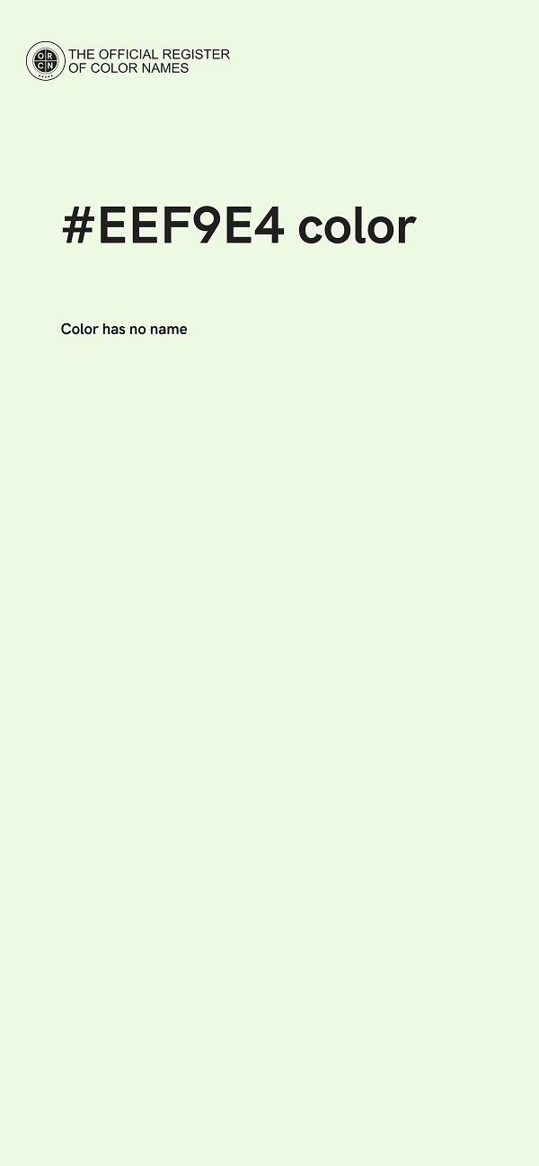 #EEF9E4 color image