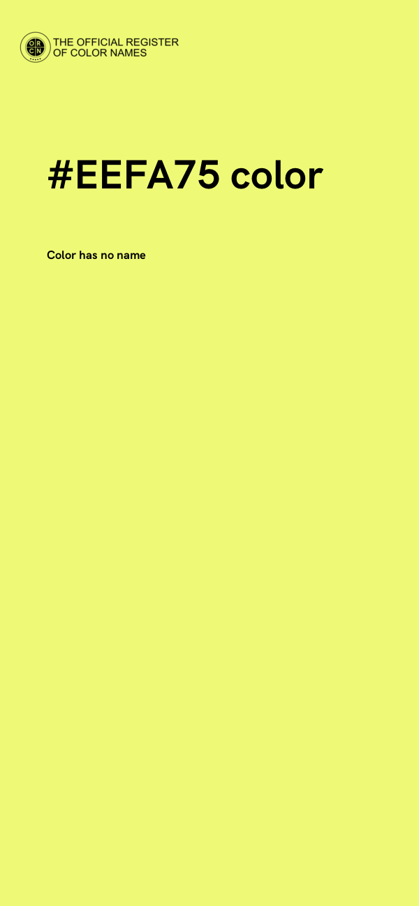 #EEFA75 color image