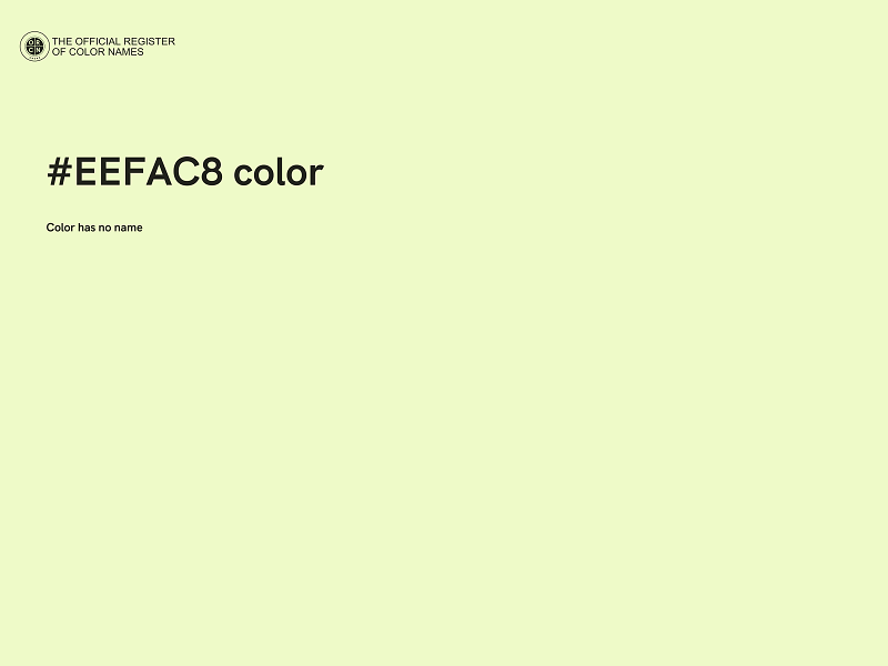 #EEFAC8 color image