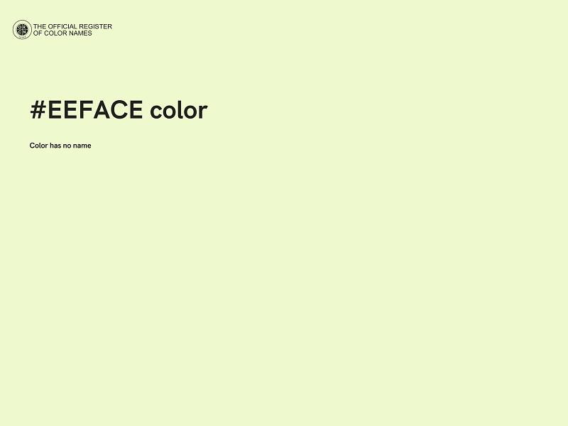 #EEFACE color image