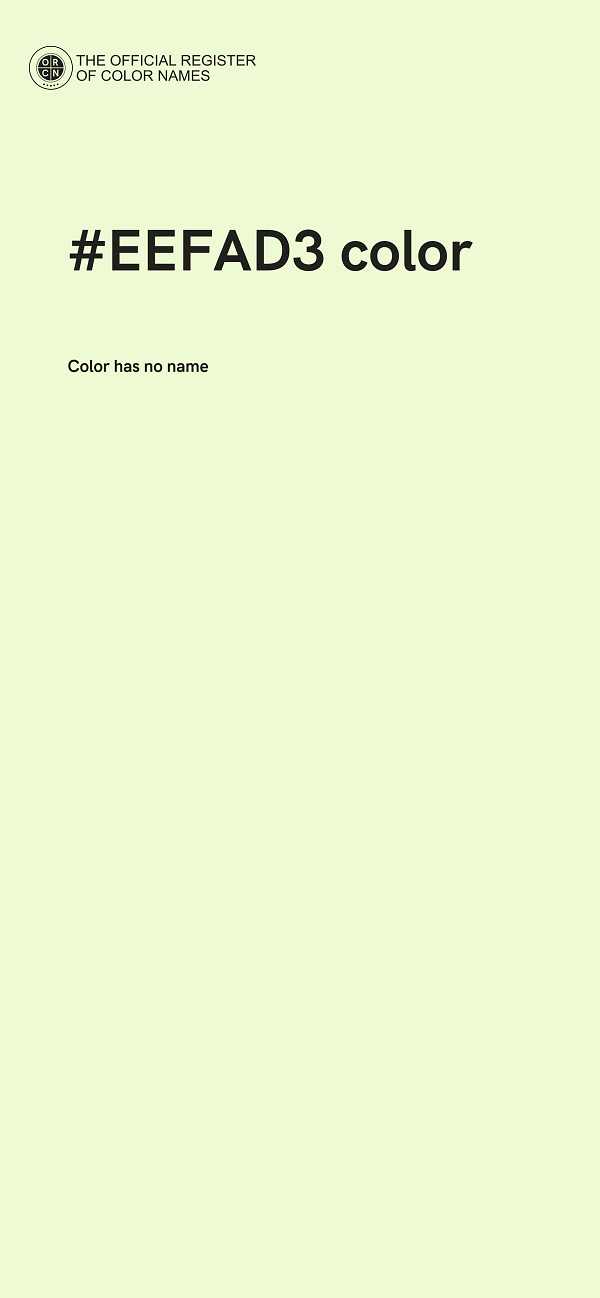 #EEFAD3 color image