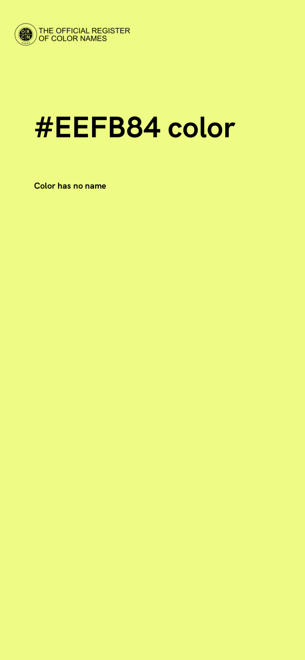 #EEFB84 color image