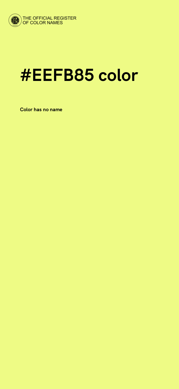 #EEFB85 color image