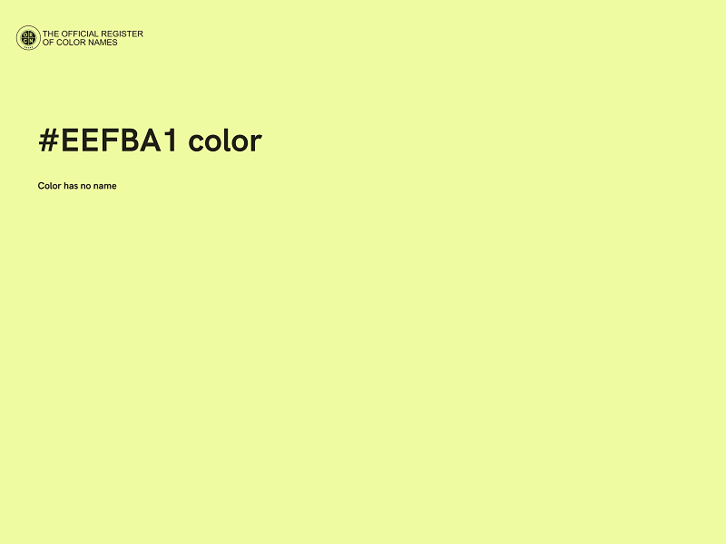 #EEFBA1 color image