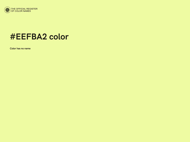 #EEFBA2 color image