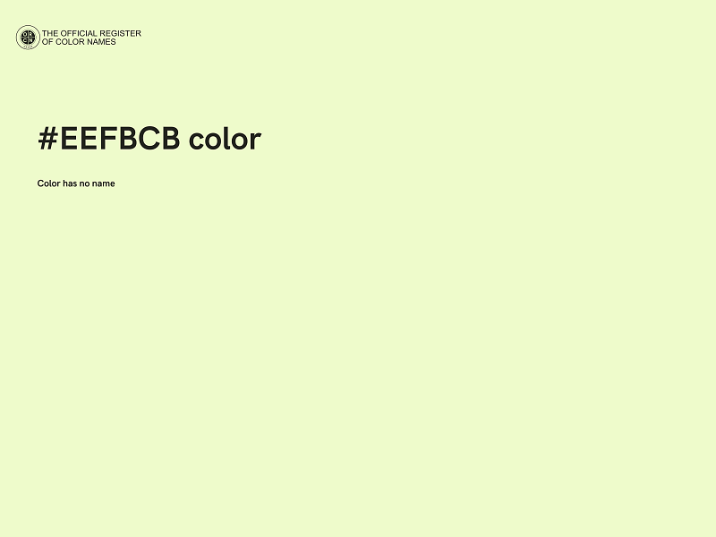 #EEFBCB color image