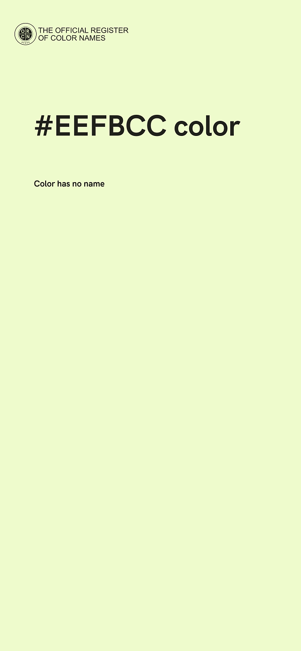 #EEFBCC color image