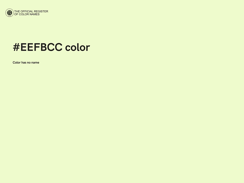 #EEFBCC color image