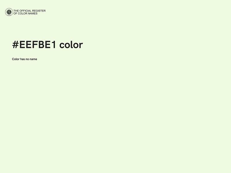 #EEFBE1 color image