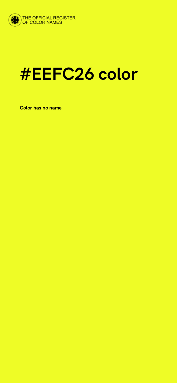 #EEFC26 color image