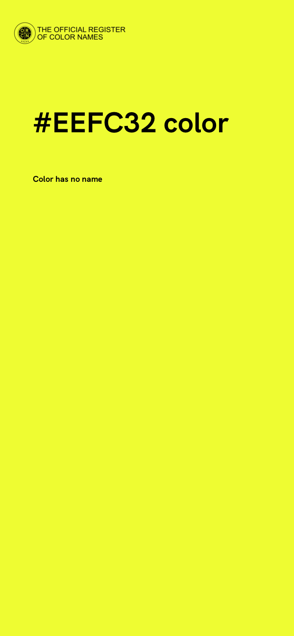 #EEFC32 color image