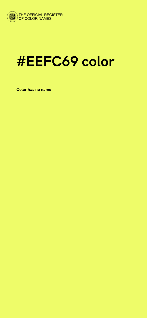 #EEFC69 color image