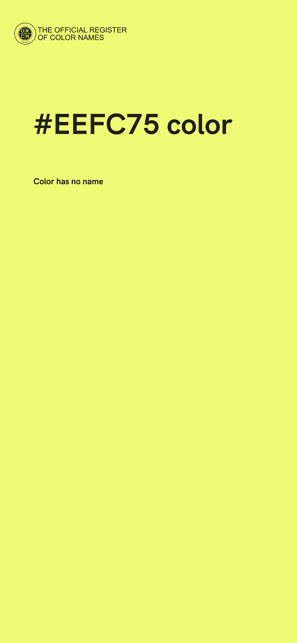 #EEFC75 color image