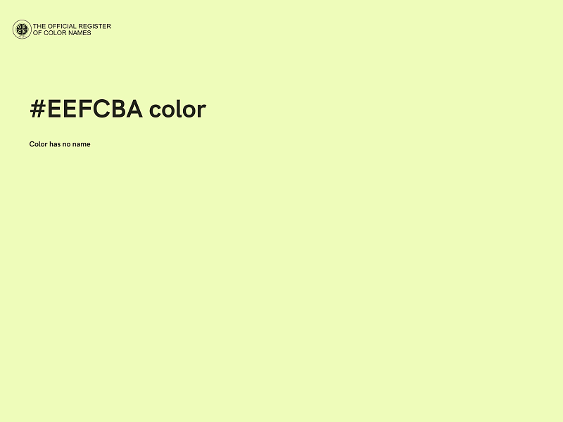 #EEFCBA color image