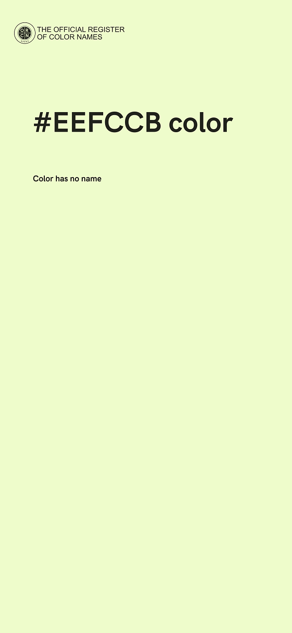 #EEFCCB color image