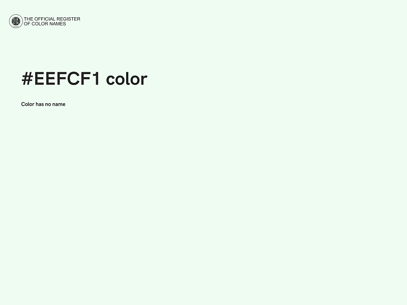 #EEFCF1 color image