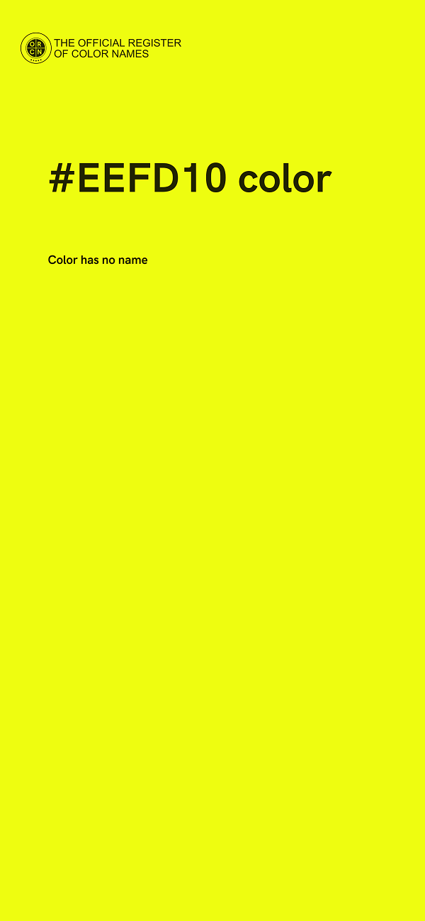 #EEFD10 color image