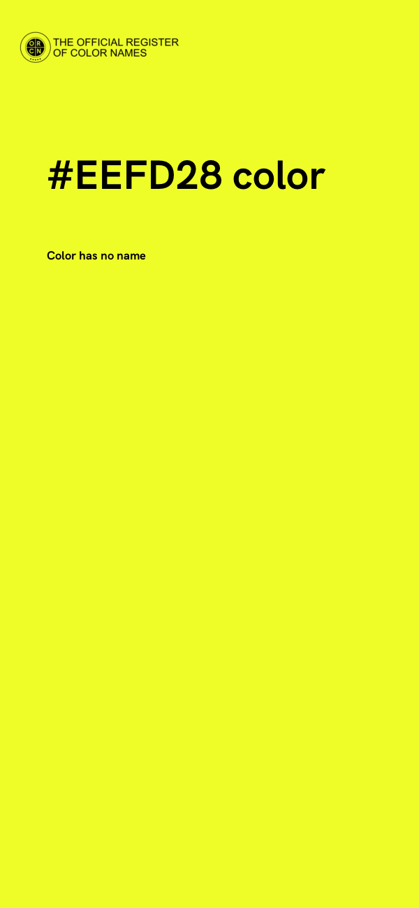 #EEFD28 color image