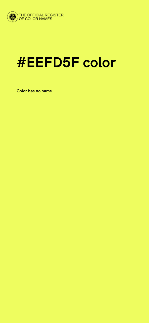 #EEFD5F color image