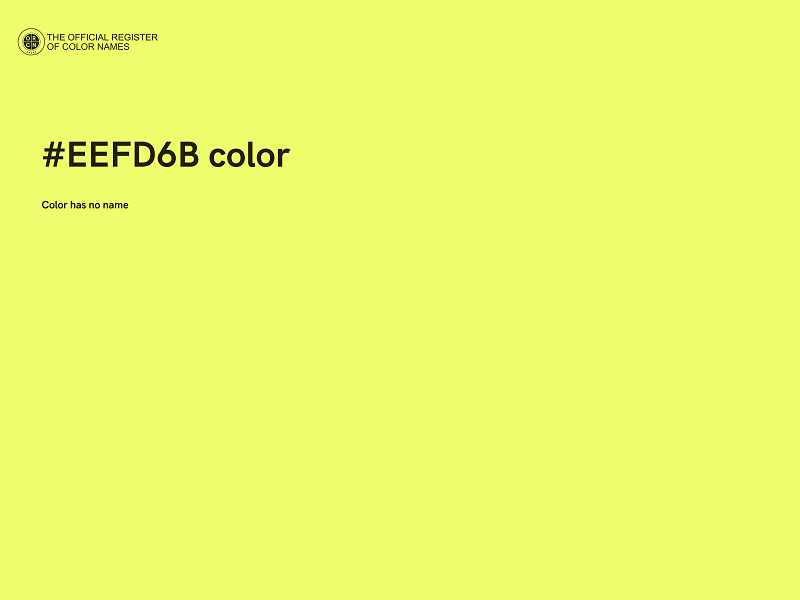 #EEFD6B color image