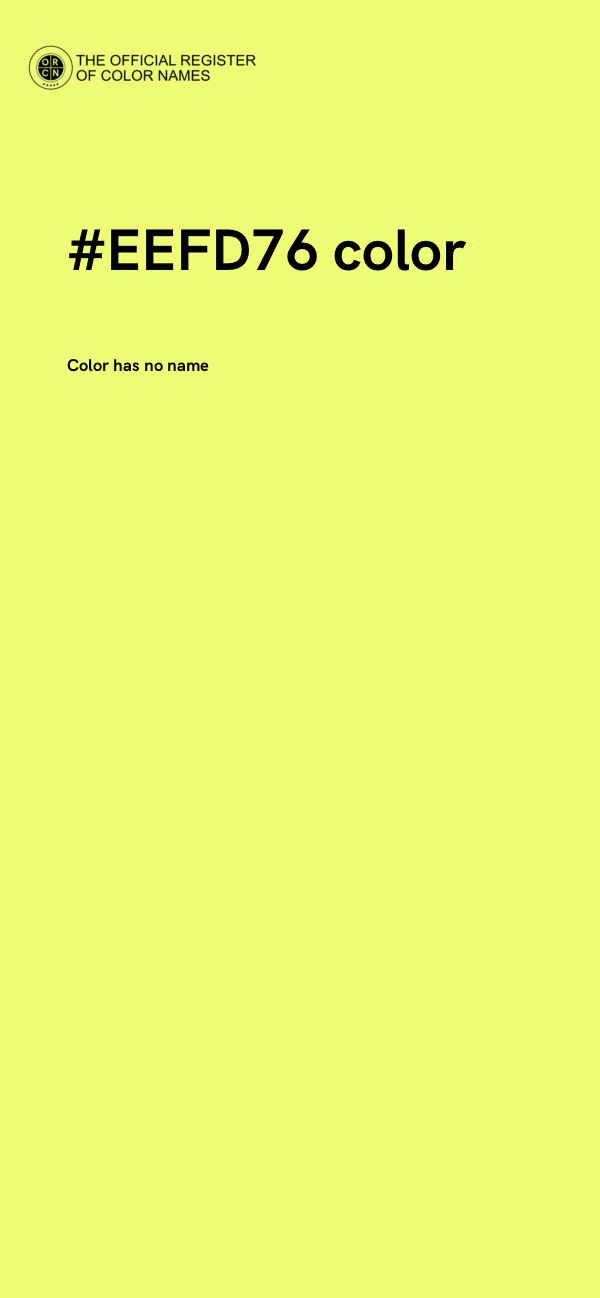 #EEFD76 color image