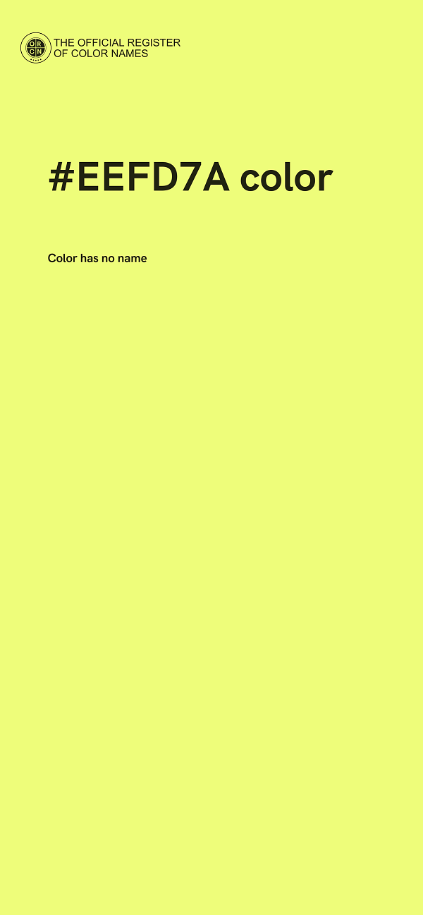 #EEFD7A color image