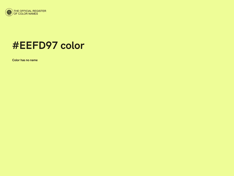 #EEFD97 color image