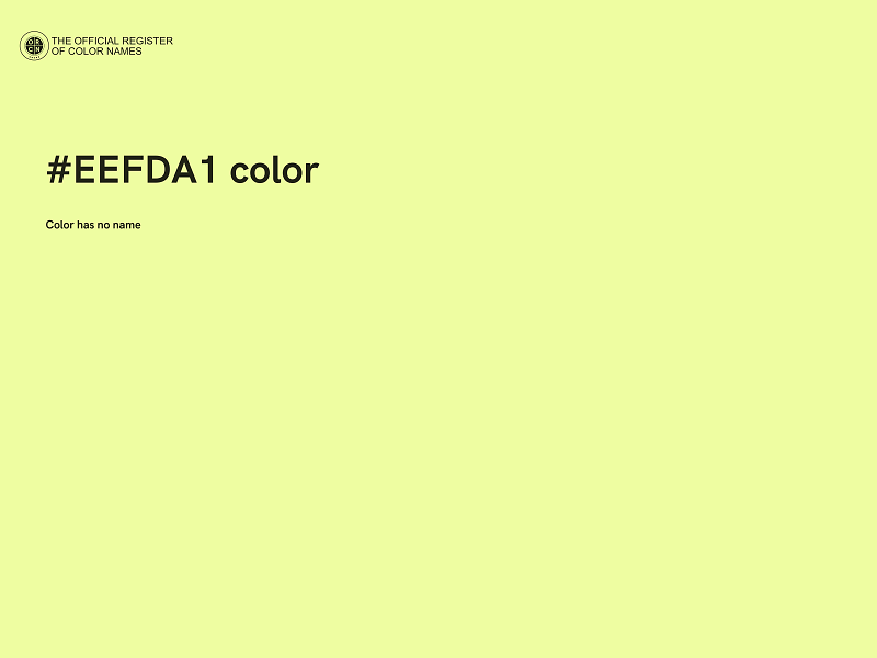 #EEFDA1 color image