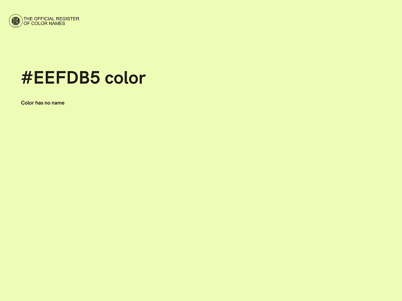 #EEFDB5 color image