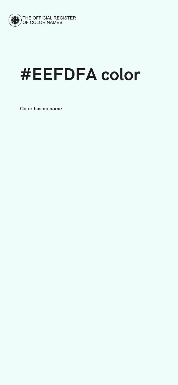 #EEFDFA color image