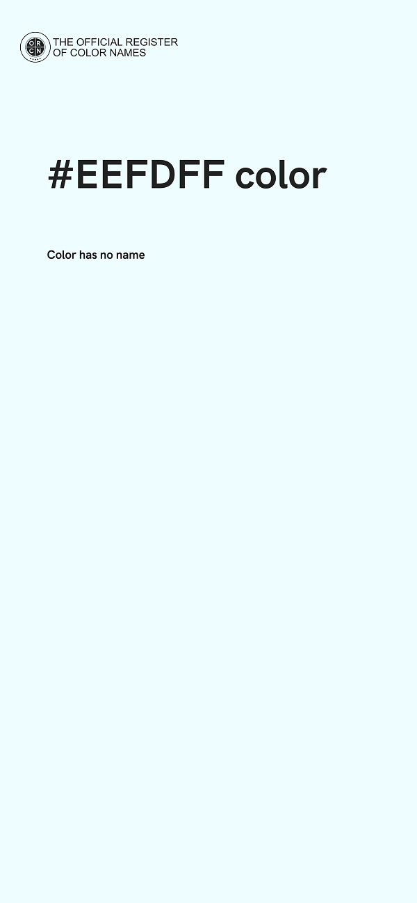 #EEFDFF color image